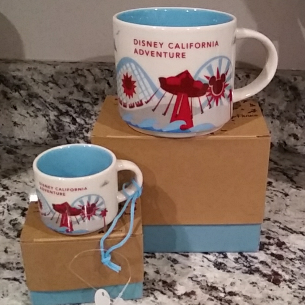 Starbucks DISNEY California Adventure YAH Mug Lot